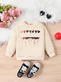 bluza-dziewczeca-ze-sloganem-bezowa-casual-shein-98-104
