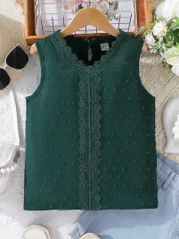 bluzka-dziewczeca-plumeti-z-gipiurowa-koronka-zielona-casual-shein-128