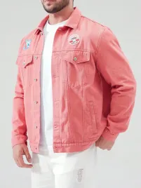 kurtka-meska-jeansowa-z-naszywkami-rozowa-casual-shein-2xl