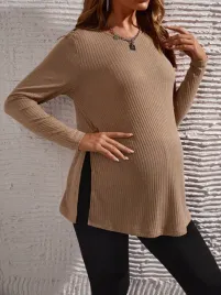 bluzka-ciazowa-sweterkowa-prazkowana-camel-casual-shein-m-38