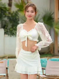 stroj-kapielowy-bikini-top-koronkowy-z-rekawami-maxi-pareo-shein-l-40