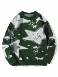 sweterek-meski-dzianinowy-klasyczny-zielony-casual-shein-xl