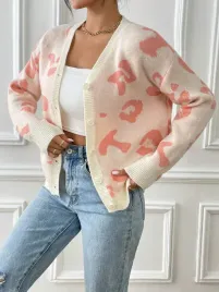 kardigan-dzianinowy-w-panterke-z-guzikami-bezowy-casual-shein-m-38