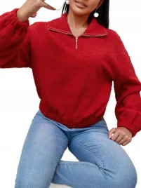 bluza-z-bufiastymi-rekawami-czerwona-xs-34