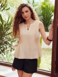 bluzka-letnia-lniana-plisowana-z-koronka-bezowa-casual-motf-xs-34