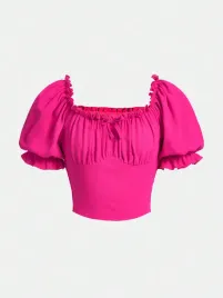 top-dziewczecy-marszczony-z-kokardka-rozowy-casual-shein-162