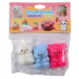 misie-gniotek-antystresowy-zabawka-sensoryczna-squishy-mis-zestaw-3szt