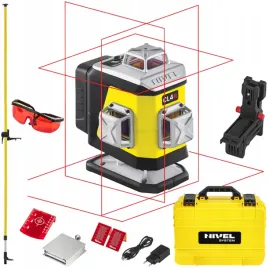 nivel-system-laser-krzyzowy-cl4r-czerwony-4x360-30m-tyczka-gt-360