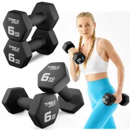 zestaw-2x6kg-hantle-zeliwo-hantelki-ciezarki-do-cwiczen-winylowe-trex