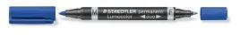 pisak-dwustronny-lumocolor-duo-f-i-okragla-konc-m-wodoodporny-niebieski