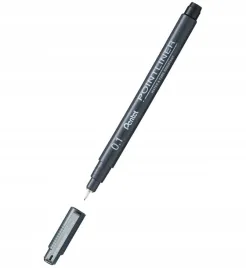 cienkopis-kreslarski-pointliner-pisak-do-szkicowania-0-1-mm-czarny-pentel