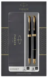 parker-sonnet-pioro-i-dlugopis-black-gt-czarny-ze-zlotymi-zestaw-prezentowy