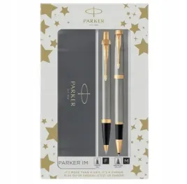 parker-im-pioro-kulkowe-i-dlugopis-stal-brushed-metal-gt-zestaw-prezentowy