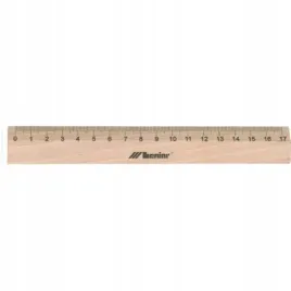 linijka-17-cm-drewniana-leniar-30060
