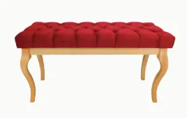lawka-tapicerowana-czerwona-welur-drewno-buk-lakier-105x40-cm-h-55-cm