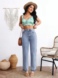 shein-niebieskie-proste-spodnie-jeansowe-wysoki-stan-casual-32-12513