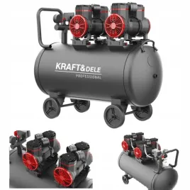 kompresor-100l-cichy-bezolejowy-4-tloki-2-pompy-sprezarka-230v