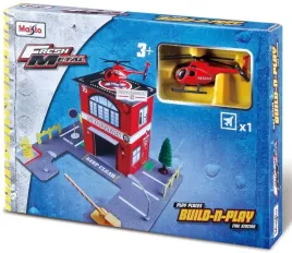maisto-build-n-play-straz-pozarna-z-helikopterem
