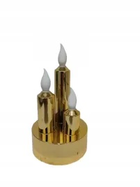 swieca-led-potrojna-zlota-staly-plomien-75cm-13cm