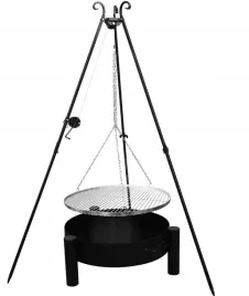 grill-ogrodowy-trojnog-ruszt-fi-70-inox-palenisko