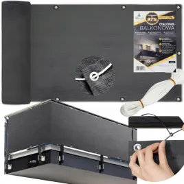 oslona-na-balkon-97percent-szara-na-taras-plot-mata-balkonowa-z-okuciami