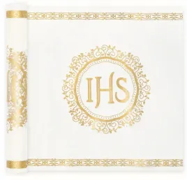 bieznik-komunijny-ihs-eukaliptus-zloty-5-m-pierwsza-komunia-swieta