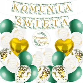 girlanda-balony-dekoracje-komunijne-komunia-swieta