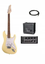gitara-elektryczna-arrow-st-211-biscuit-combo-joyo-dc15-kabel