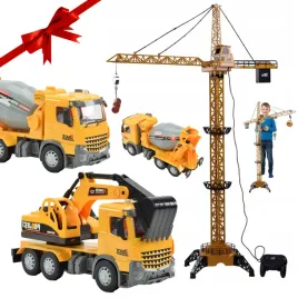 prezent-na-swieta-zestaw-zabawek-sterowany-zuraw-dzwik-koparka-betoniarka