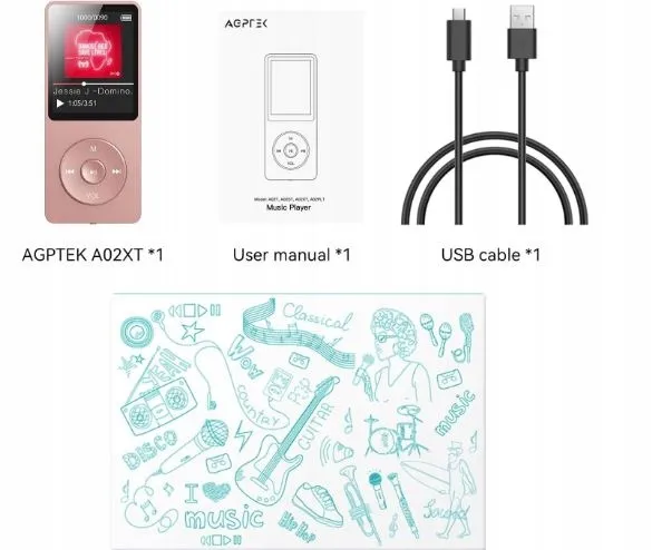 mp3-agptek-a02-czarny