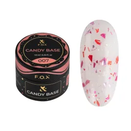 f-o-x-candy-base-007-baza-zelowa-do-paznokci-10ml-czerwien-roz-drobinki