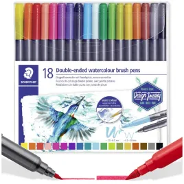 pisaki-akwarelowe-dwustronne-pedzelkowe-brush-flamastry-staedtler-18-kol