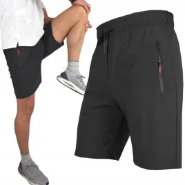 spodenki-meskie-sportowe-szorty-trening-rozciagliwe-kieszenie-na-zamek-xxl