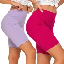 kolarki-legginsy-krotkie-moraj-z-wysokim-stanem-2-pak-fuksja-lila-l-xl