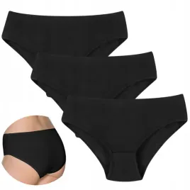 3x-figi-majtki-damskie-klasyczne-bawelniane-czarne-gladkie-proste-moraj-xxl