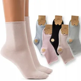5x-bawelniane-skarpetki-damskie-eleganckie-pastelowe-bezuciskowe-skarpety
