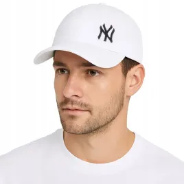 czapka-z-daszkiem-bejsbolowka-nywhite