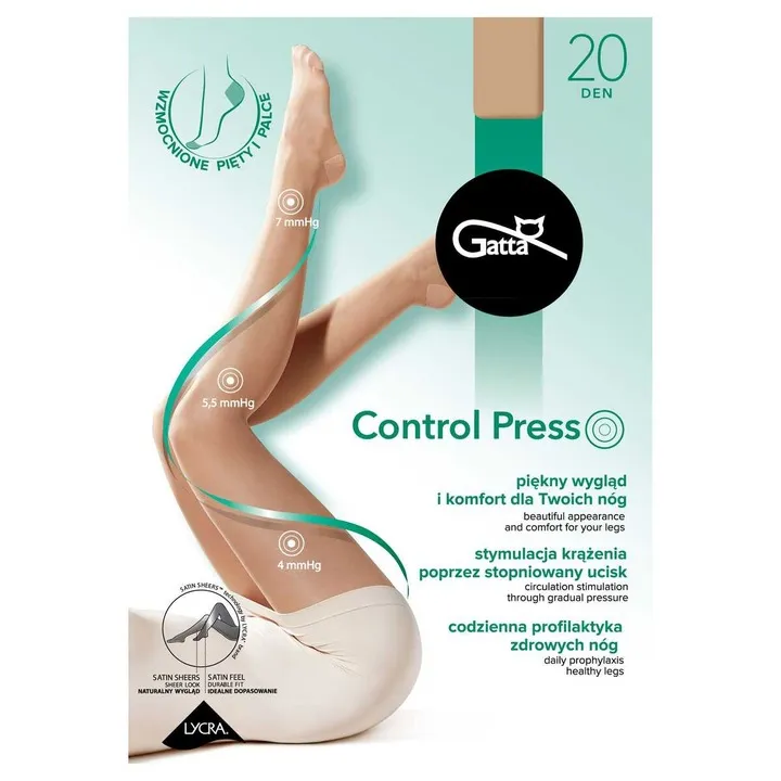 gatta-rajstopy-control-press-zdrowotne-20-den-golden-5-stan-nowy