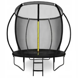 duza-trampolina-ogrodowa-dla-dzieci-244cm-drabinka-siatka-zabezpieczajaca