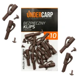 bezpieczny-klips-z-bolcem-undercarp-brazowy