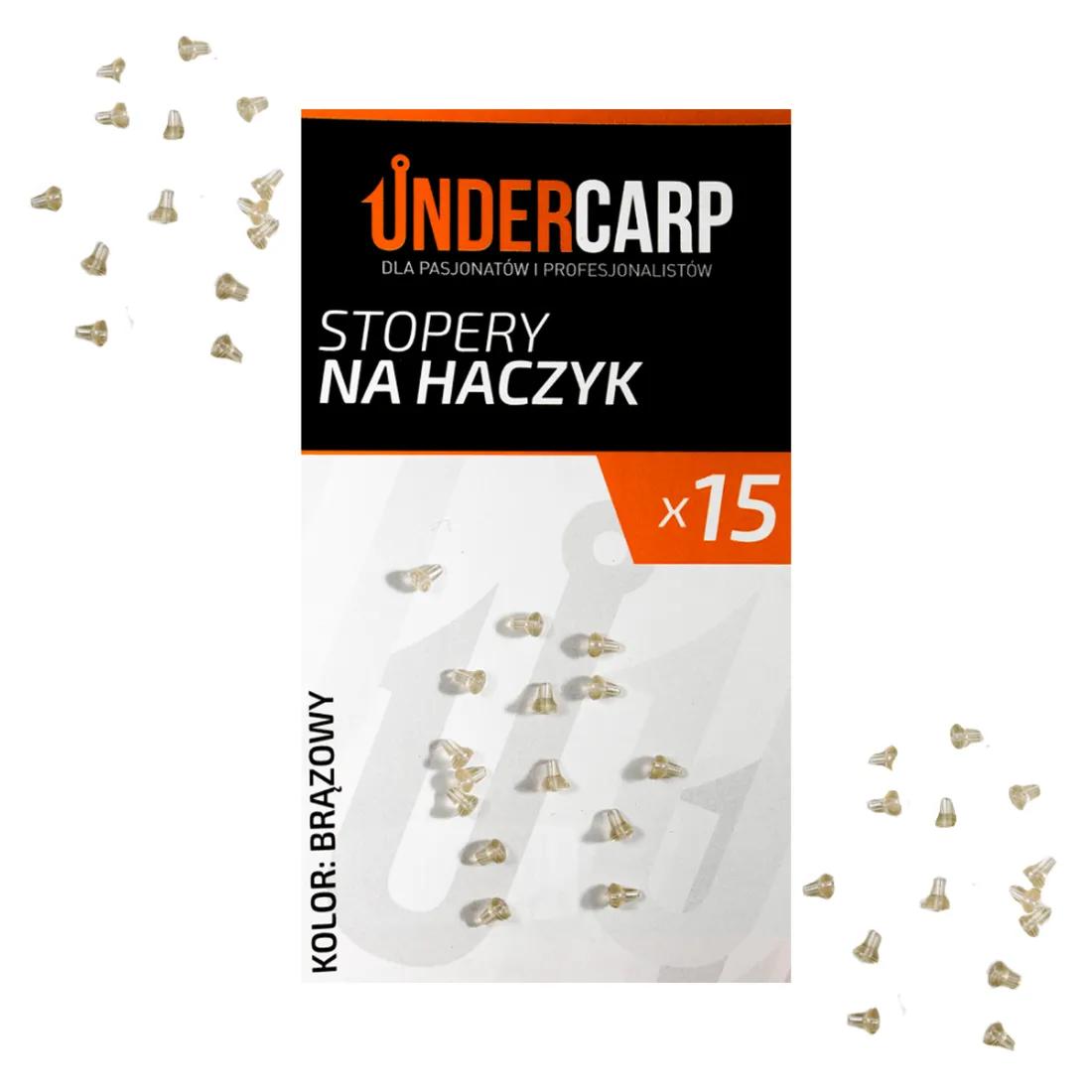 stopery-na-haczyk-undercarp-brazowe