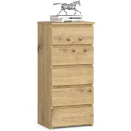 waska-komoda-stilo-5-szuflad-40x35x92-cm-dab-artisan-mat-or-tyletegotu