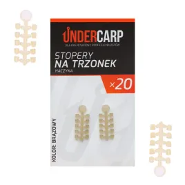 stopery-na-trzonek-haczyka-undercarp-brazowy