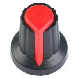 galka-pokretlo-potencjometra-czerwona-6mm-wh148-17-10-16mm-czerwono-czarna