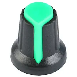 galka-pokretlo-potencjometra-zielona-6mm-wh148-17-10-16mm-zielono-czarne
