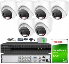 monitoring-zewnetrzny-8mpx-hilook-hikvision-6-kamer-tvi-hybrid-light-led-ir