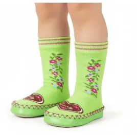 kapcie-playshoes-skarpety-dzieciece-zielone