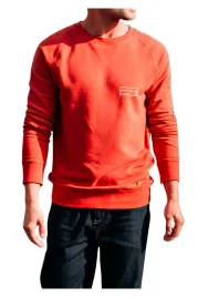 bluza-meska-faguo-explorer-bawelniana-pomaranczowa-z-nadrukiem