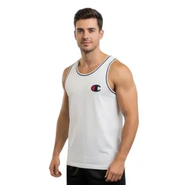 koszulka-meska-champion-bawelniana-logo-tank-biala