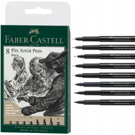 faber-castell-pisaki-artist-pen-pitt-8-sztuk-black